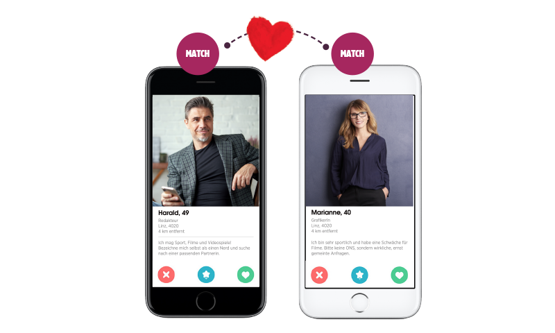 Apr. 2018. Am PC ein Profil beim ausgewählten Anbieter erstellen, dann die Dating-App.