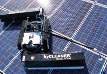 hyCLEANER: Reinigungssystem für Solarflächen