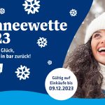 Hartlauer Schneewette 2023: Wenn’s an Heiligabend schneit, gibt’s mit etwas Glück den Kaufpreis zurück!