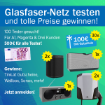 Lesertest und Gewinnspiel: Werde Teil unseres großen Glasfaser-Netztests in Österreich!