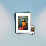 BILDERRAHMEN MIT ELEKTRONISCHER TINTE