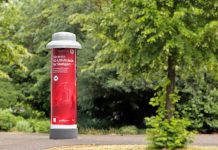 Vodafone nutzt Litfaßsäulen zum 5G-Netzausbau
