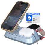 Im Test: Ugreen MagFlow 3-in-1 Magnetic Wireless Charger